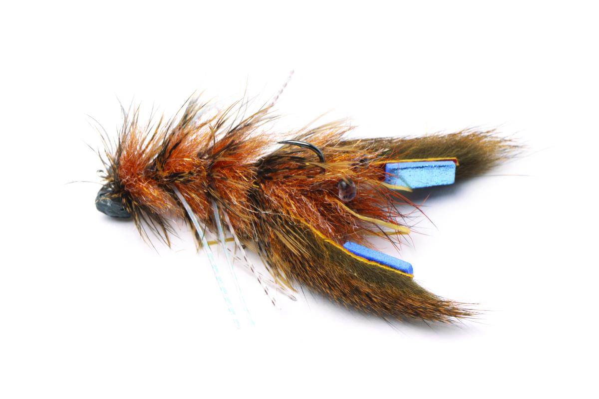 The Game Changer Crayfish fly in brown/olive. 