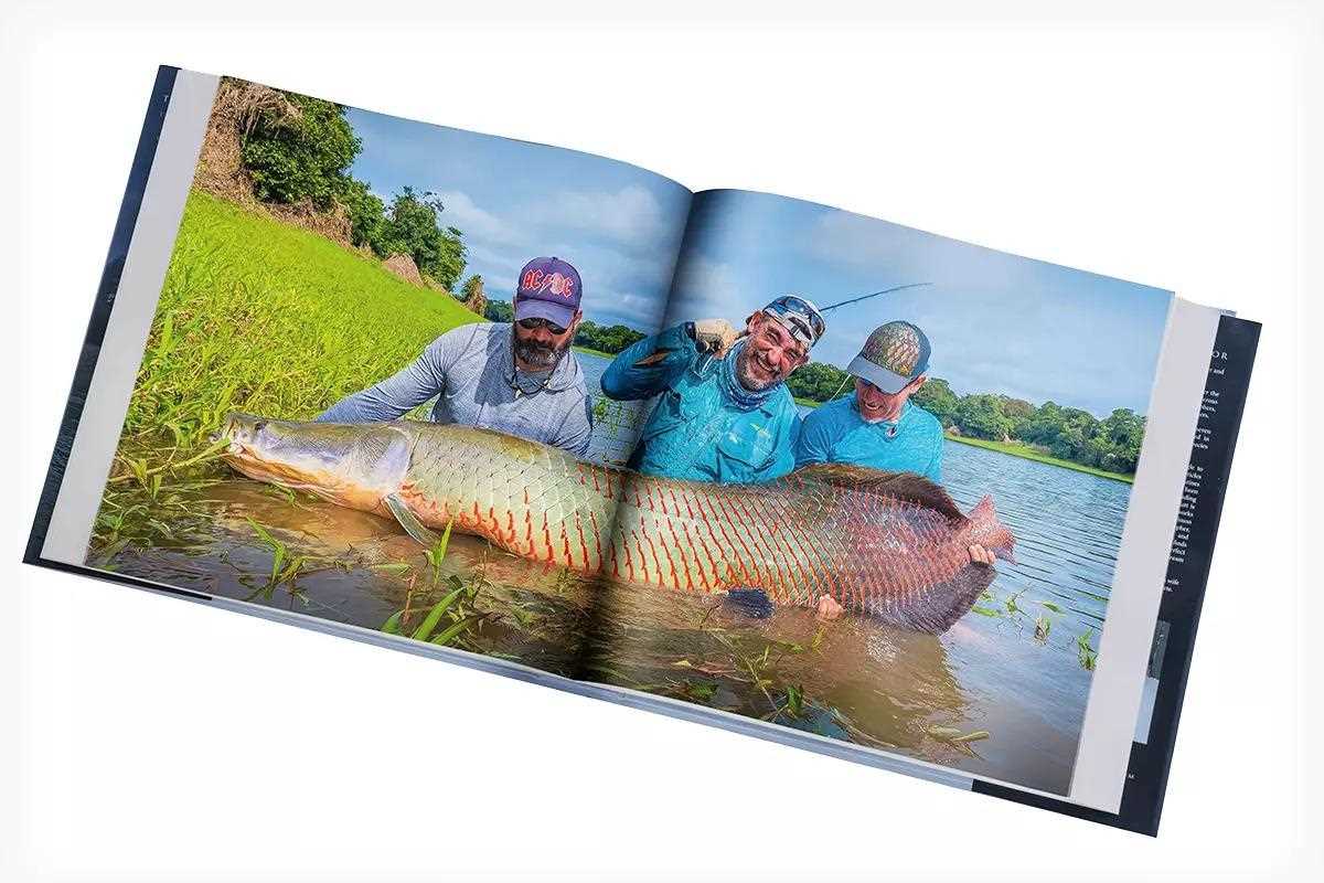 Shot of interior pages of Matt Harris book The Fish of a Lifetime