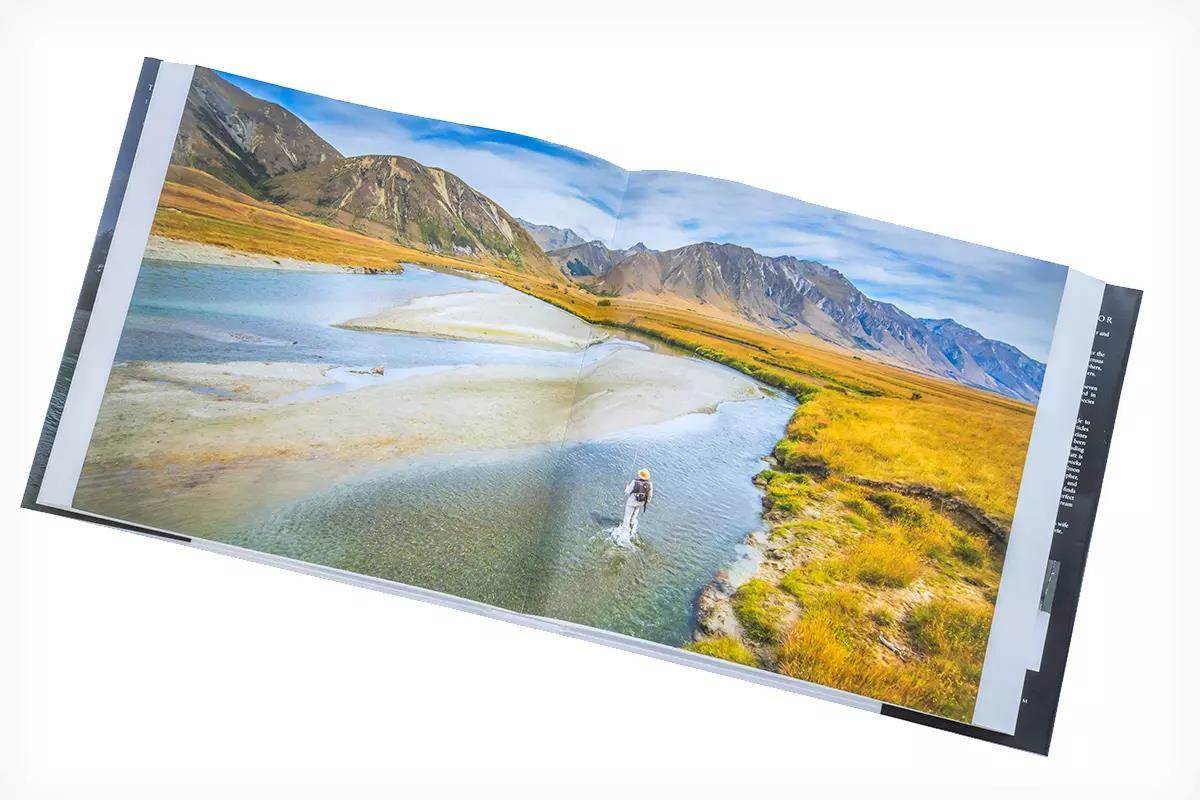 Shot of interior pages of Matt Harris book The Fish of a Lifetime