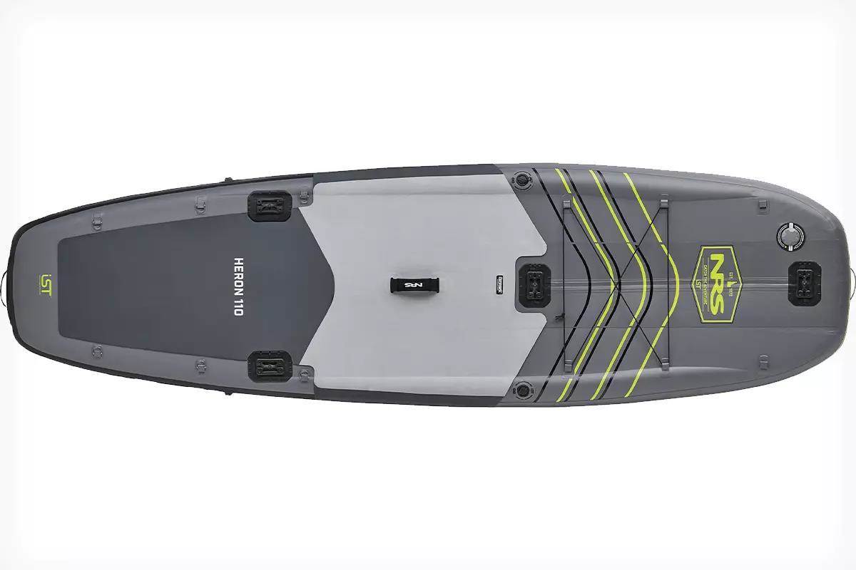 Studio photo of NRS Heron 110 paddleboard