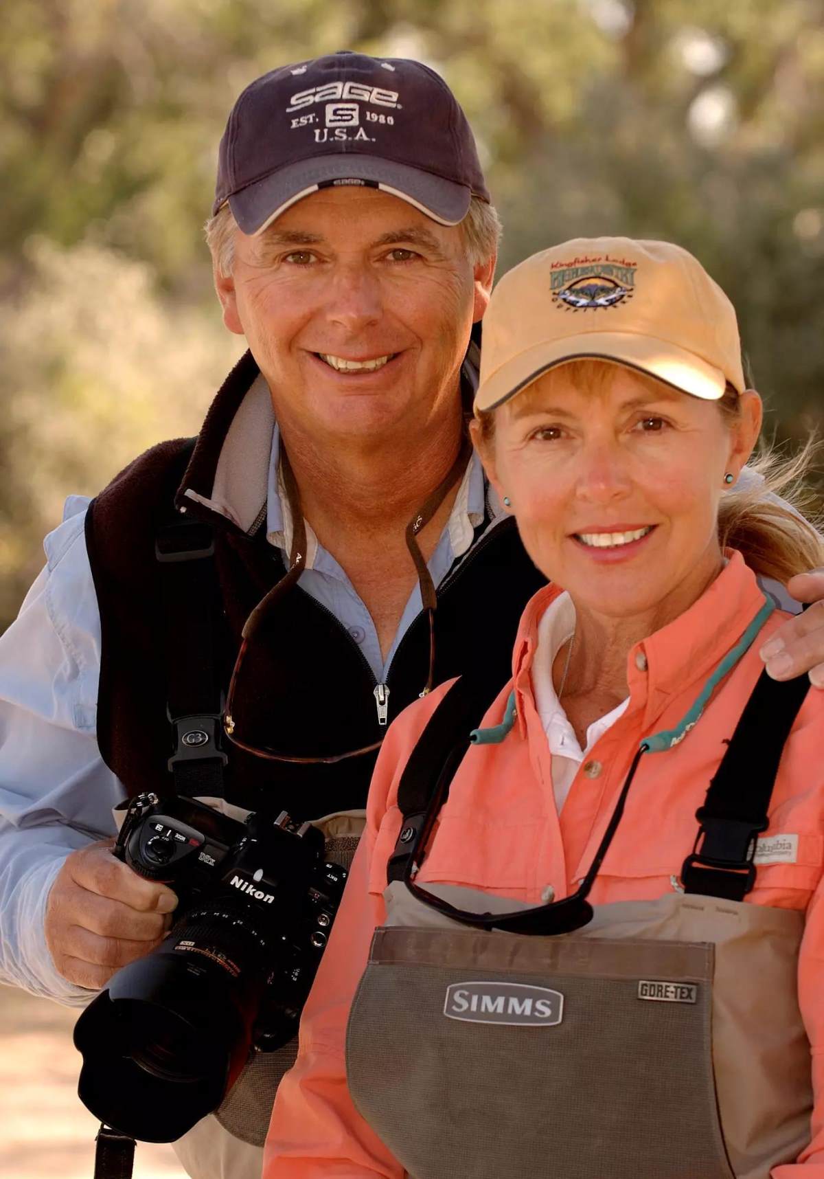 Barry and Cathy Beck posing for the camera.