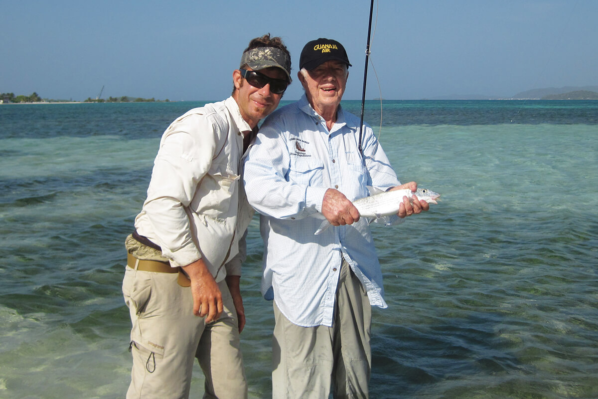 Jimmy Carter's Guanaja Bonefishing Adventure